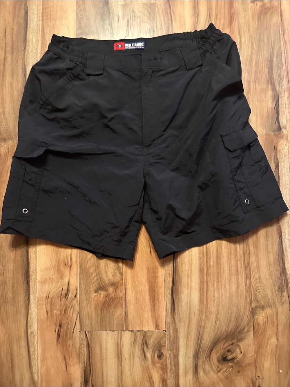 Reel Legends Black Men’s Cargo Shorts